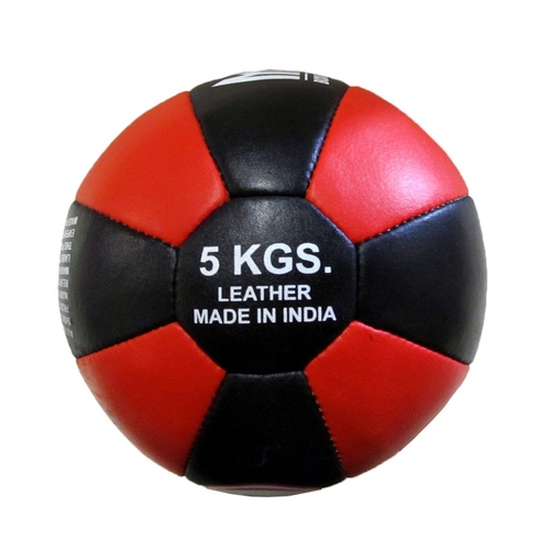 MORGAN LEATHER MEDICINE BALL (3-5-7-9-10kg)[5KG]