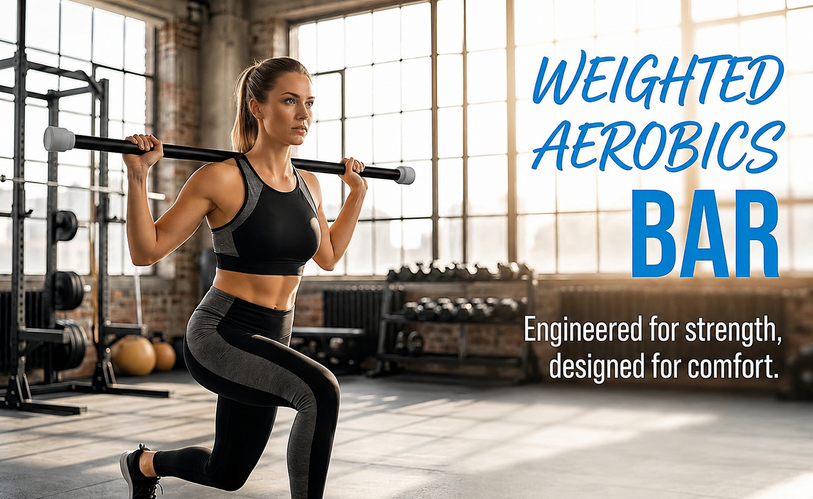 Morgan Padded Weighted Fitness Bars | 2-3-4-5kg