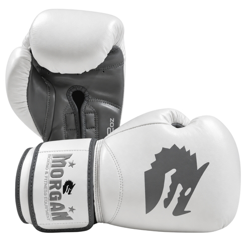 MORGAN WHITE KNIGHT BOXNG GLOVES (10-12-14-16oz)