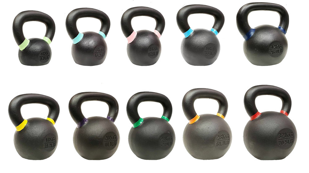 Powder Coated Kettlebells -