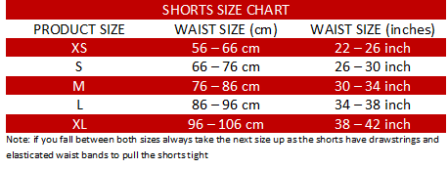 Morgan Size Chart