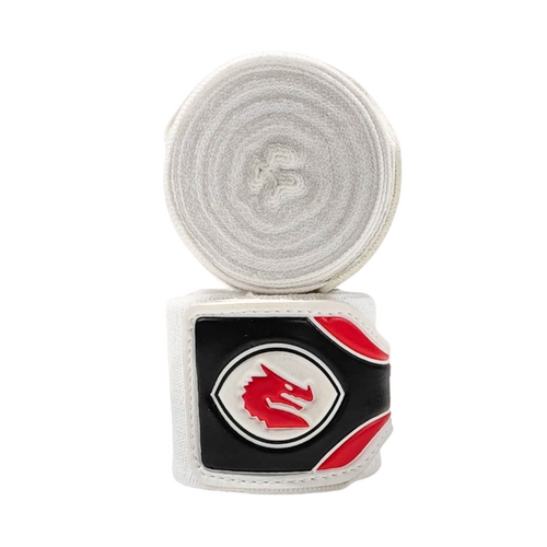 MORGAN MEXICO ELASTIC  BOXING HAND WRAPS - 180inch - 4m long (PAIR) [White]