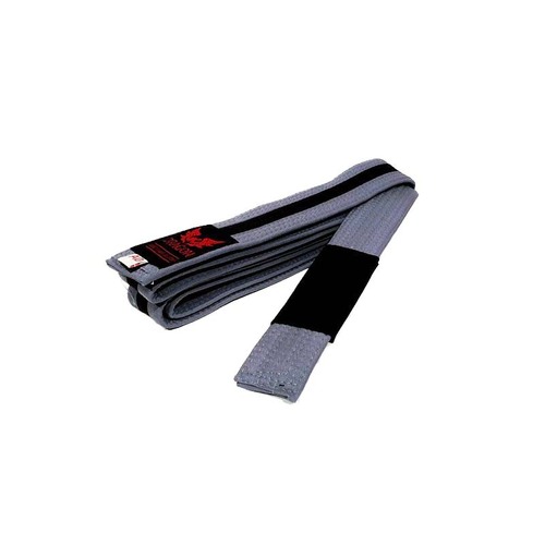 MORGAN IBJJF APPROVED BJJ BELT[Grey + Black stripe & Tip A-0 (2)]
