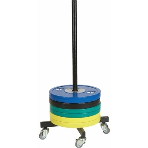 MORGAN BUMPER PLATE STACKER WITH WHEELS 