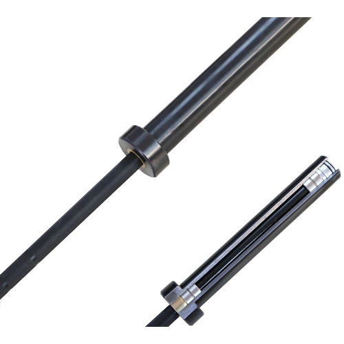 MORGAN 15KG LADIES BLACK HARDEN CHROME OLYMPIC BARBELL