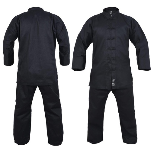 YAMASAKI KUNG FU UNIFORM (BLACK TRIM) - 10oz