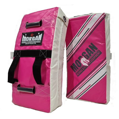 MORGAN AVENTUS HEAVY DUTY LARGE CURVED STRIKE & HIT SHIELD [Pink]