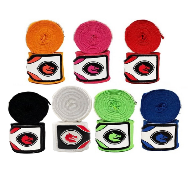 MORGAN MEXICO ELASTIC  BOXING HAND WRAPS - 180inch - 4m long (PAIR)