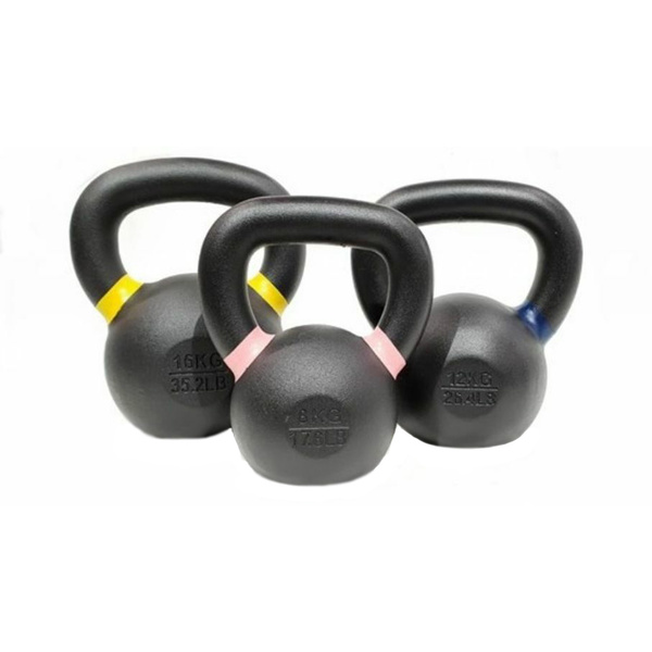 MORGAN POWDER COATED KETTLEBELL 3PCS PACK (8KG + 12KG + 16KG) 