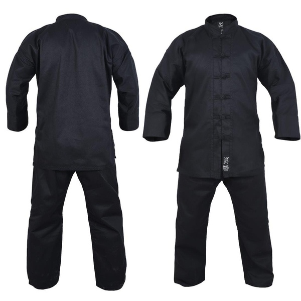 YAMASAKI KUNG FU UNIFORM (BLACK TRIM) - 10oz