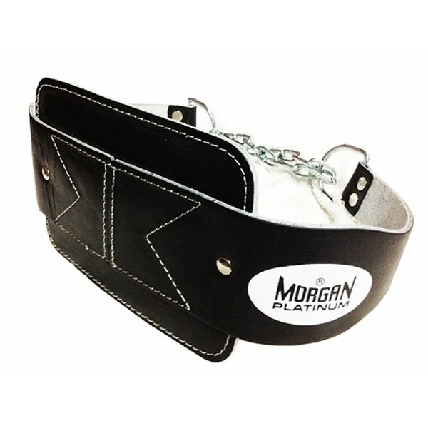 MORGAN 'PLATINUM' LEATHER DIPPING WEIGHT BELT 