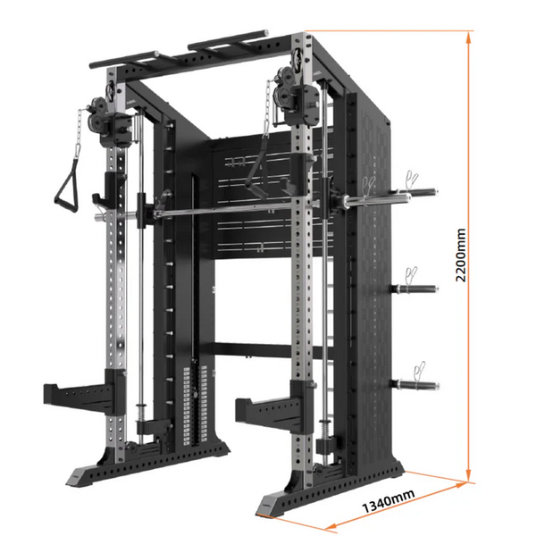 RMC GRAVIX Commercial RM7 Power Rack + Smith Machine Functional Trainer