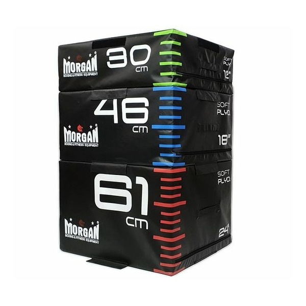 MORGAN HD MODULAR FOAM PLYO BOX 12" + 18" + 24" (SET OF 3)